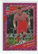 1 - Panini 2021-22 Road to Qatar Pink Optic Velocity Tae-Hwan Kim RC Card #14/25