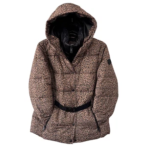 Michael Kors Women's Leopard Print Puffer Coat A422719C28 - BRAND NEW W/TAG - Picture 1 of 5