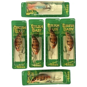 DEALER BOX • LUHR JENSEN WEE BRUSH BABY Fishing Lure • BLUE BELLY PONDCRAW - Picture 1 of 4
