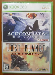 Ace Combat 6 (Region Lock) + Lost Planet Colonies (Region Free) Xbox 360, NEW!! - Picture 1 of 1