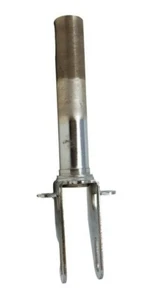1 1/8" Micro Stunt Scooter Chrome Forks Trolley's, push Carts, school Projects - Picture 1 of 4