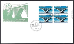 🍁Canada #737 URpb "PEACE BRIDGE" Brand New 1977 First Day Cover - Picture 1 of 2