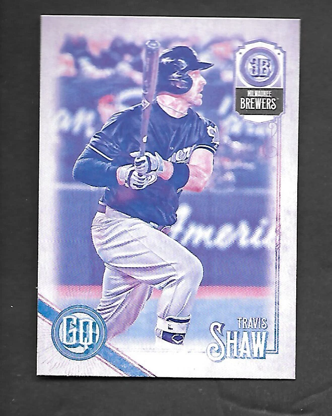 TRAVIS SHAW 2018 TOPPS GYPSY QUEEN MISSING BACKPLATE #154 MILWAUKEE BREWERS - Image 1 of 1