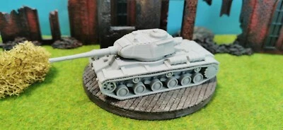 KV-85 Sovietico Carro Armato Non Verniciato 3D Stampa Russa Modello Kit 1:87 1: - Immagine 1 di 4