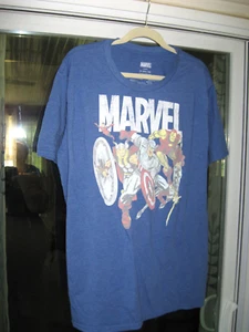 Marvel Comics Graphic Tee Shirt 2X Captn America & More - Picture 1 of 4