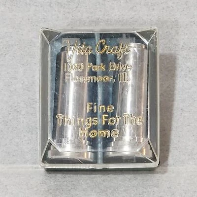 Vintage Collectible Vita Craft Aluminum Salt and Pepper Shakers - Image 1 of 4