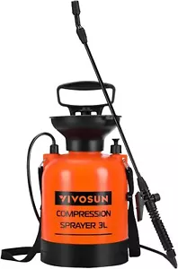 VIVOSUN 0.8Gal Hand held Garden Water Sprayer Pump Pressure 3L w/ Shoulder Belt - Picture 1 of 7