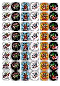 48 Muffin & Cupcake Aufleger VORGESTANZT The Avengers  C4 - Bild 1 von 1