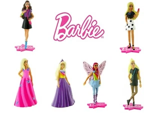 COMANSI MATTEL BARBIE SERIE 6 PERSONAGGI SET OF 6 FIGURES FIGURA GOMMA - Picture 1 of 1