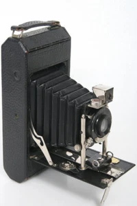 Seneca Senco 1a antike Klappkamera mit ausgefallener Hintertür um 1912 - Bild 1 von 1