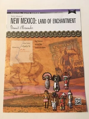 Recital Suite Series Early Advanced Piano Sheet Music Alexander NEW MEXICO - Image 1 of 3