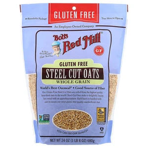 Steel Cut Oats, Whole Grain, Gluten Free, 24 oz (680 g) - Picture 1 of 2
