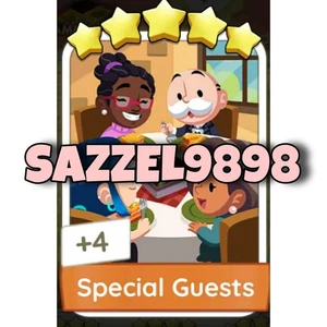 1 x Special Guests 5⭐ sticker Monopoli_Go! - Top Seller - Picture 1 of 1