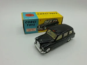 Corgi 418 Austin Taxi In Original Box - Excellent Vintage Original Model 1960s - Picture 1 of 10