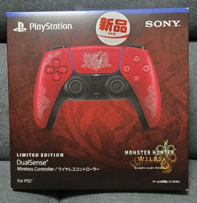 SONY PS5 Wireless Controller Monster Hunter Limited Edition DualSense Japan New - Image 1 of 4