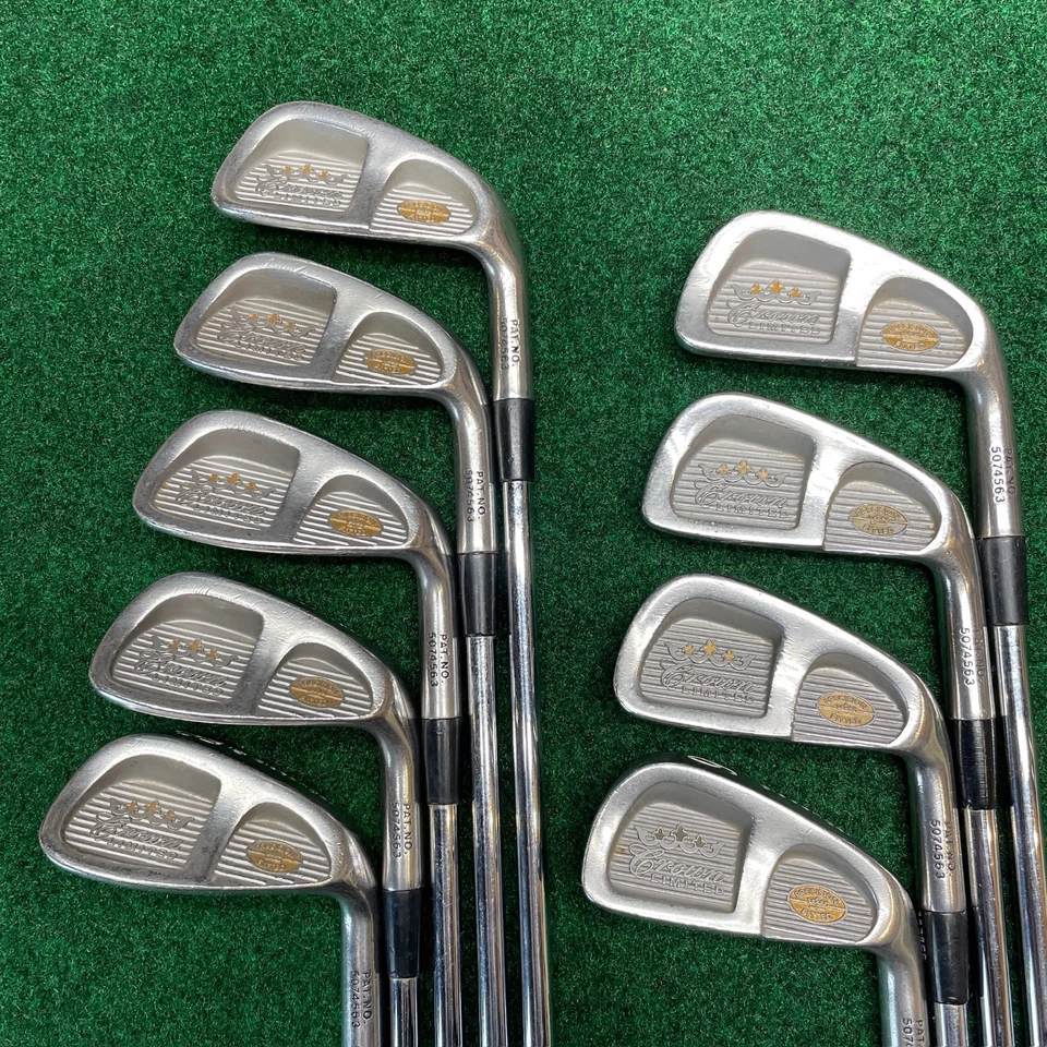Slazenger Crown Limited 3-PW, IB-wedge iron set Precision FCM 4.8 no grips RH - Image 1 of 4