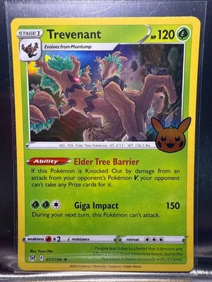 Trevenant 17/196 Trick Or Trade Holo Rare Pokemon Card Pokémon TCG 017/196 - Image 1 of 2