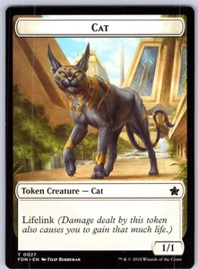 Cat (0027) // Phyrexian Goblin Double-Sided Token 27 // 31 LP - Picture 1 of 2