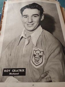 Sk194 Ephemera Football Picture roy Gratrix - Picture 1 of 1