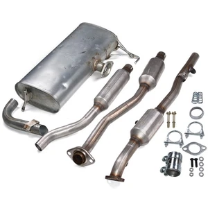 For 2009-2011 Mitsubishi Lancer 2.4L/2.0L AWD Cat converter Res Rear Muffler - Picture 1 of 9