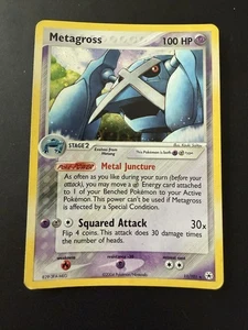 Pokémon TCG 2004 EX Hidden Legends Metagross #11/101 Holo Rare NM / LP - Picture 1 of 16