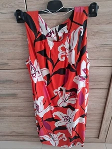 Kleid, Alba Moda - 46 - Rot-Schwarz-weiß, gefüttert - Bild 1 von 2