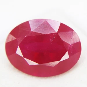 Natural Red Ruby 8.30 Ct Oval Shape Loose Gemstones - Picture 1 of 6
