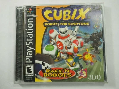 Cubix Robots for Everyone Rac'n Robots 3DO 2001 Playstation1 SLUS-01422 - Image 1 of 4
