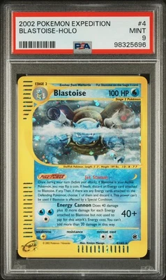 2002 Pokemon Expedition Blastoise-Holo 4 psa 9 - Image 1 of 2