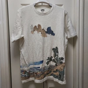 Uniqlo x Museum Fine Arts Boston Shirt Ukiyo-e Japan Adult Size Large - Picture 1 of 12