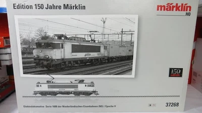 Mä. 37268 Mehrzwecklok Serie 1600 der Niederländischen Eisenbahn plus Vitrine - Bild 1 von 4