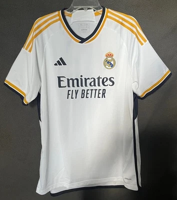 Men’s Authentic Adidas Real Madrid CF 2023/24 Home Jersey Size XL - Image 1 of 4