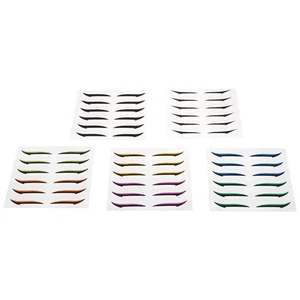 36 Pairs Plastic Glitter Eyeliner Stickers Double Eyelid Tapes for Eye Makeup - Picture 1 of 12