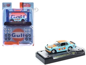 1971 NISSAN SKYLINE GT-R RHD "GULF" AUTO-LIFT 1/64 DIECAST BY M2 37000-MJS01 - Picture 1 of 4