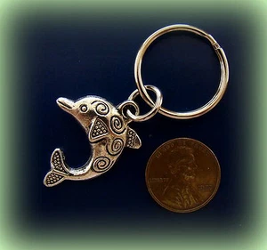 Miami DELFIN FISCH SCHLÜSSELANHÄNGER Schmuck - Miami Delfine Thema - indischer Stil - Bild 1 von 7