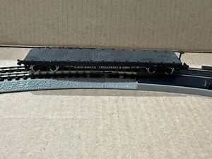 Atlas 3803 Flat Car w/Stake holes, Chesapeake & Ohio 80475 - Picture 1 of 6