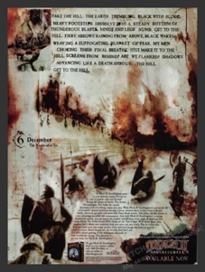 1999 Myth II: Soulblighter The Hill Video Game Print Advertisement - Picture 1 of 1