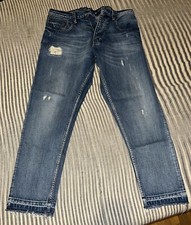 The Kooples Paris Short Drop distressed denim jeans 32”