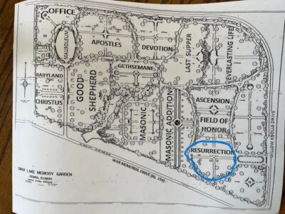 Swan Lake Memory Gardens Cemetery Plots for sale, Peoria, Illinois - Image 1 of 2