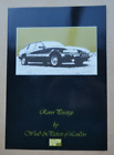 Holz und Pickett Rover SD1. UK Markt Broschüre. c.1980. Selten. Fast neuwertiges Kondom.