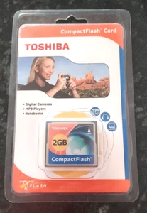 NEW Toshiba 2GB Compact Flash Memory Card CF-2GTR - Picture 1 of 3