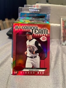 2002 Leaf Certified All-Certified Team Red #10 Adam Dunn #75/75 made reds!
