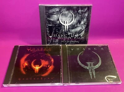 Quake 2 PC Mission Packs The Reckoning Ground Zero - Video Game CD-ROM 1998 Lot - Image 1 of 4