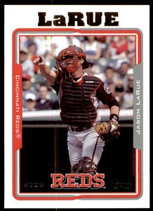 2005 TOPPS JASON LARUE CINCINNATI REDS #9