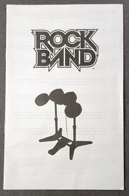 Nintendo Wii Rock Band Drums Video Game User Manual - Image 1 of 2