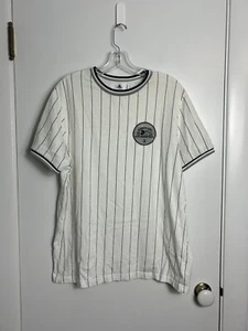 Mickey Mouse Nadelstreifen Baseball Shirt Trikot 1971 bestickt Patch Disneyland L - Bild 1 von 12