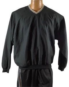 Top Flite Nero Scollo a V Uomo Pullover Giacca Adulto Medium - Foto 1 di 6