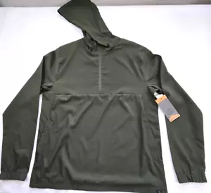 Balance Outdoor 1/4 Zip Hoodie Side Pockets Pouch Duffel Bag Green Small *NWT* - Picture 1 of 6