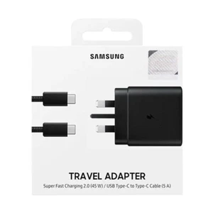 For Samsung 45W Super Fast Charger Adapter Galaxy S20 S21+ S22 Ultra 5G N20 - Picture 1 of 19