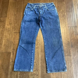 Pantalones de mezclilla rectos de algodón de corte clásico Cabela’s lavado medio 32X30 CM18 - Imagen 1 de 18